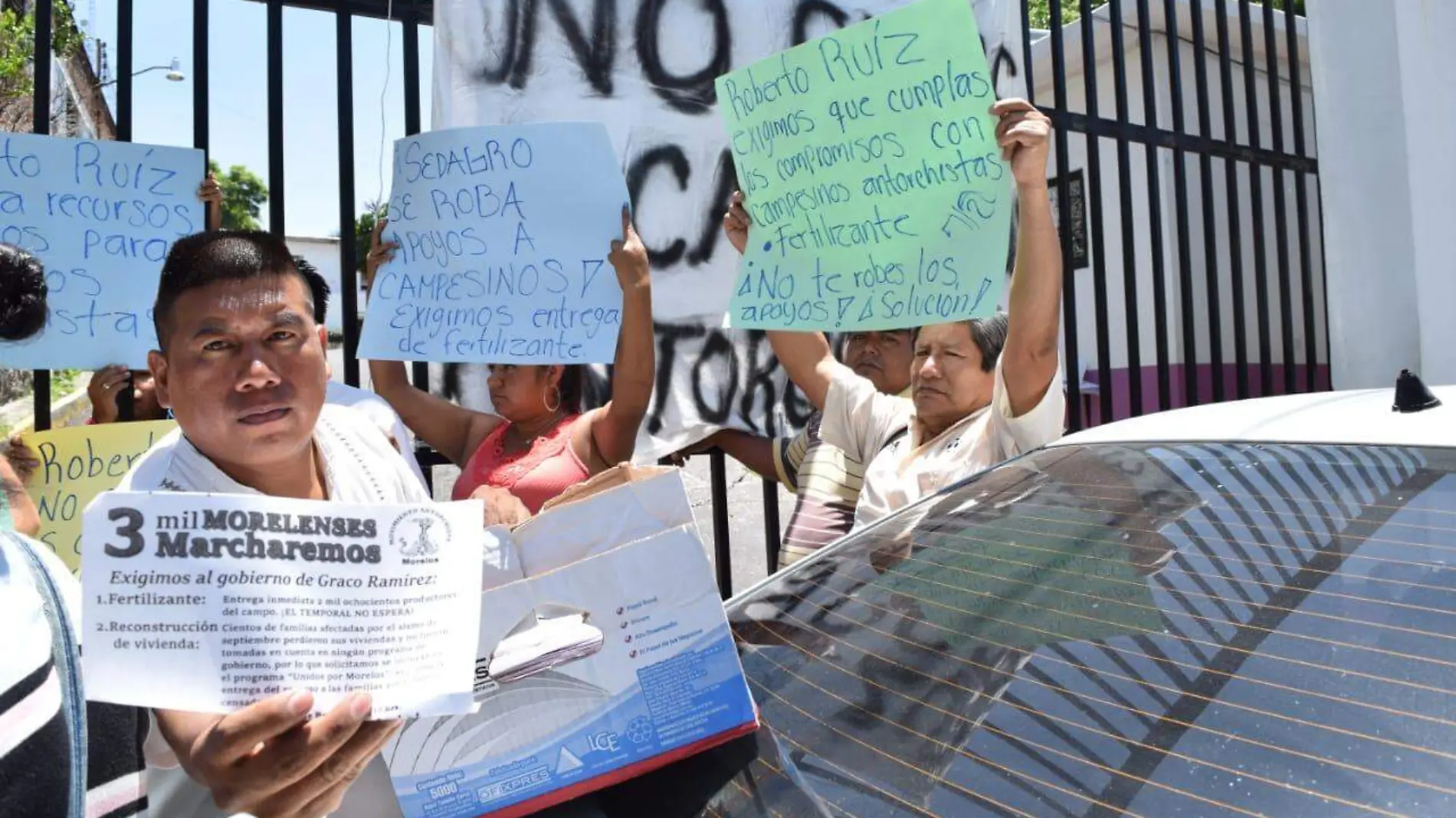 Antorcha Campesina en la Sedagro